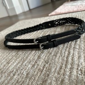 RAG & BONE Women's Black Leather Belt (Size SMALL) GREAT CONDITION (ORIG +$99)